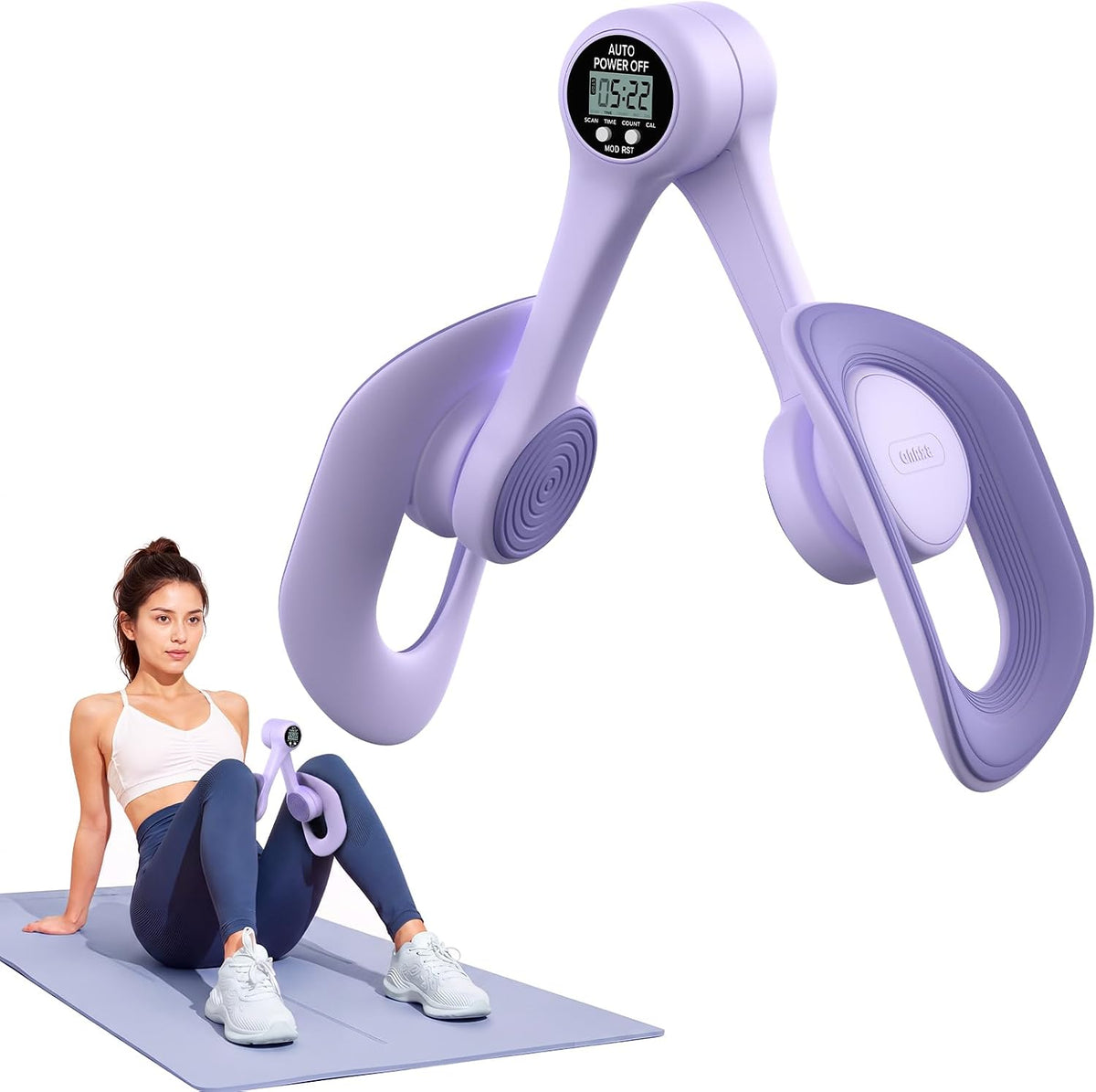 Pelvic Floor & Inner Thigh Exerciser, 360° Rotation